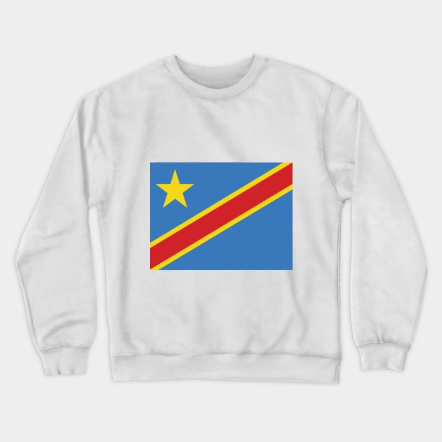 Democratic Republic of the Congo Crewneck Sweatshirt by Wickedcartoons